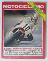 37885 Motociclismo 1974 A. 60 N. 6 - Harley Davidson 1200; Montesa King Scorpion - Moteurs