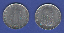 Vaticano 50 Lire 1961 Papa Giovanni XXIII  Vatikan City Joannes XXIII - Vatican