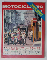 37891 Motociclismo 1974 A. 60 N. 9 - Ducati Sport 750; Laverda Chott 250; Mav - Motoren