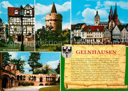 73229552 Gelnhausen Untermarkt Marienkirche Hexenturm Gelnhausen - Gelnhausen