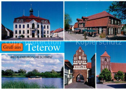 73228975 Teterow Mecklenburg Vorpommern Rathaus Stadtmuehle Teterower See Malche - Teterow