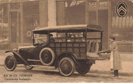 CITROEN * CPA * Automobile Camion Livraison Pain Boulanger Citroën 10cv * Camionette Boulangère Boulangerie - Voitures De Tourisme