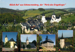 73228931 Schwarzenberg Erzgebirge Sankt Annenkirche Gruenstaedtel Lutherkirche P - Schwarzenberg (Erzgeb.)