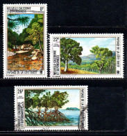 Nouvelle Calédonie  - 1974 -  Paysages  - PA 147 à 149 - Oblit - Used - Used Stamps