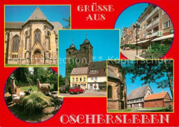 73228866 Oschersleben Bode Nikolaikirche Halberstaedter Strasse Pfarrhaus Kirchp - Oschersleben