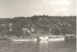 Foto Repro PD Mühlberg, Raddampfer, Elbe, Fahrgastschiff, Dampfschiff - Boten