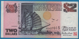 SINGAPORE 2 DOLLARS ND (1997) # YG427015 P# 34 Tongkang - Singapore