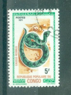 REPUBLIQUE DU CONGO - N°289 Oblitéré - Reptiles. - Slangen