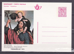 1975 BK9 Sint-Christoffel,uit Reeks Themabelga. - Tarjetas Ilustradas (1971-2014) [BK]