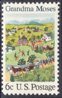 !a! USA Sc# 1370 MNH SINGLE (a3) - Grandma Moses - Nuovi