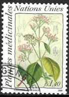 O.N.U. GENEVE - 1990 - PIANTE MEDICINALI - CHINCONA OFFICINALIS - FR. 1,40 - USATO (YVERT 191 - MICHEL 187) - Usati