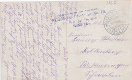 36218# AK FELDBÄCKEREI KOLONNE N°10 10 BAYR JNF DIVISION BOULANGERIE DE CAMPAGNE Obl FELD POSTEXPED 1916 - Feldpost (postage Free)