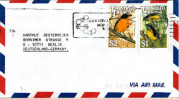 TRINIDAD & TOBAGO, Letter, Birds   /  TRINITÉ Et TOBAGO  Lettre , Oiseaux - Storks & Long-legged Wading Birds