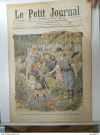 LE PETIT JOURNAL N°938 - 8 NOVEMBRE 1908 -  LONDRES  DISTRIBUTION DE FLEURS  - CHASSE AUX OISEAUX DE PARADIS CHAPEAU - Le Petit Journal