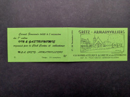 Carnet Privé 1993 - Gretz-Armanvilliers 77 -Club Philatélique 10x0.10   Briat   Tirage 250 - Autres & Non Classés