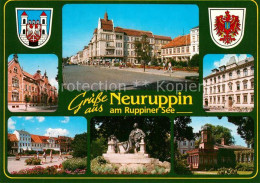 73228497 Neuruppin Kreisverwaltung Wappen Denkmal Villa Tempelgarten Neuruppin - Neuruppin