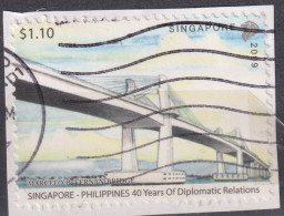 Singapour 2009 - YT 1728 (o) Sur Fragment - Singapour (1959-...)