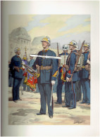 SAPEUR POMPIER DE LA VILLE DE PARIS OFFICIER CLAIRON GRANDE TENUE GRAVURE DE TOUSSAINT MAURICE - Firemen