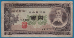 JAPAN 100 YEN ND (1953) # YS327271S P# 90b Taisuke Itagaki - Japan