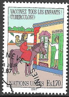 O.N.U. GENEVE - 1987 - VACCINAZIONI - FR. 1,7 - USATO (YVERT 161 - MICHEL 161) - Gebraucht