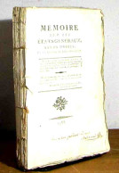ANTRAIGUES Emmanuel-Louis-Henri-Alexandre De LAU - MEMOIRE SUR LES ETATS GENERAUX ET LA MANIERE DE LES CONVOQUER - 1701-1800