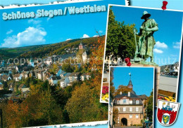 73228348 Siegen Westfalen Teilansicht Denkmal Schloss Wappen Siegen Westfalen - Siegen