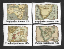 SE)1991 NORTHERN SOUTH AFRICA, ANTIQUE MAP SERIES, 4 MINT STAMPS - Sonstige - Afrika