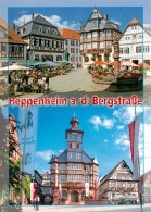 73228302 Heppenheim Bergstrasse Marktplatz Brunnen Rathaus Altstadt Fachwerkhaeu - Heppenheim