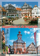 73228287 Heppenheim Bergstrasse Marktplatz Altstadt Fachwerkhaeuser Rathaus Hepp - Heppenheim