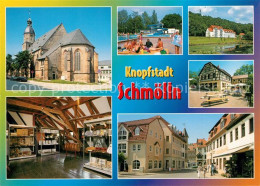 73227836 Schmoelln Thueringen Kirche Freibad Aussichtsturm Knopfmuseum  Schmoell - Schmoelln