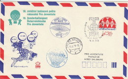 18. Zvlastni Balonova Posta Rakouske Pro Juventute - Sonderballonpost - Praha 1978  (68071) - Covers & Documents