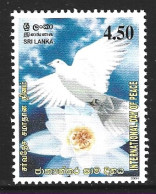 SRI LANKA. N°1428 De 2004. Colombe. - Palomas, Tórtolas