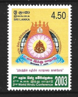SRI LANKA. N°1348 De 2003. Conférence Hindoue. - Hinduismo