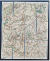 Topografische En Militaire Kaart STAFKAART Denderwindeke Neigem Nieuwenhove Vollezele Tollembeek Pollare Pajottenland - Topographische Karten
