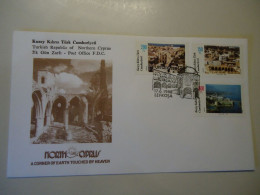 CYPRUS TURKIE  FDC 1988 MONUMENTS - Covers & Documents