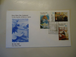 CYPRUS TURKIE FDC 1988 PAINTING - Covers & Documents