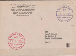 Tschechoslowakei CSSR - Brief Des Philatelistenklub 02-1 Von 1983 Innerorts Von České Budějovice - Storia Postale