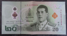 THAILAND 20 BAHT 2022 # 3C9873394 P# W142 King Rama X Polymer - Thailand