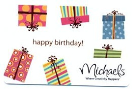 Michaels, U.S.A., Carte Cadeau Pour Collection, Sans Valeur, # Michaels-25 - Cadeaubonnen En Spaarkaarten