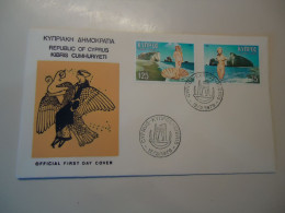 CYPRUS    FDC  MUSEUM  ART 1979 AFRODITE - Cartas