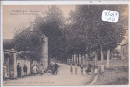 BUXEUIL- ENTREE PAR LA ROUTE DE TROYES- MOTOCYCLETTE - Altri & Non Classificati