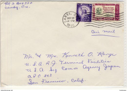 Air Mail/Luftpost/par Avion - 1959 Stamp Alaska Statehood 1959, USAirmail, Canceled In Portland, OR - Lettres & Documents