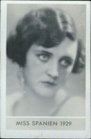 Bh67 Figurina Card Cpsm STAR Donne Piu' Belle Miss Spagna Spanien 1929 - Other & Unclassified