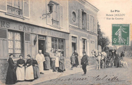 Le Pin – Café  – Maison Jaillot – Rue De Courtry – Un Attelage  (2) - Perthes