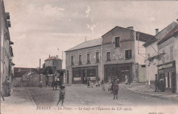 ERAGNY-la Place ,le Café Et L'épicerie Du XXe Siècle (état) - Eragny