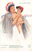 S. SOLOMKO * CPA Illustrateur Russe Russia Russie Solomko * La Classe 1936 , Petit Poussin Deviendra Coq !* Femme Enfant - Solomko, S.