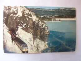 Jackfish Bay, With C.P.R. Diesel Locomotive Emerging From Tunnel - Canadian Pacific Railway - North Shore Lake Superior - Otros & Sin Clasificación