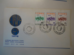 CYPRUS  FDC UNOFFICIAL COVER  EUROPA  1972 - 1972