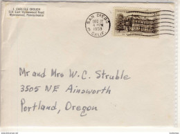 Used Stamp On Cover Sc # 1142 , 1959 - Briefe U. Dokumente