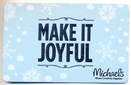 Michaels, U.S.A., Carte Cadeau Pour Collection, Sans Valeur, # Michaels-49 - Cartes De Fidélité Et Cadeau